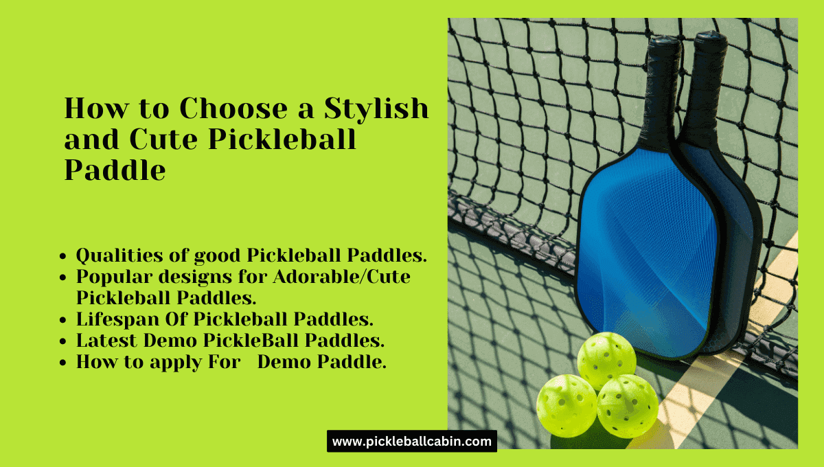 Stylish and Cute Pickleball