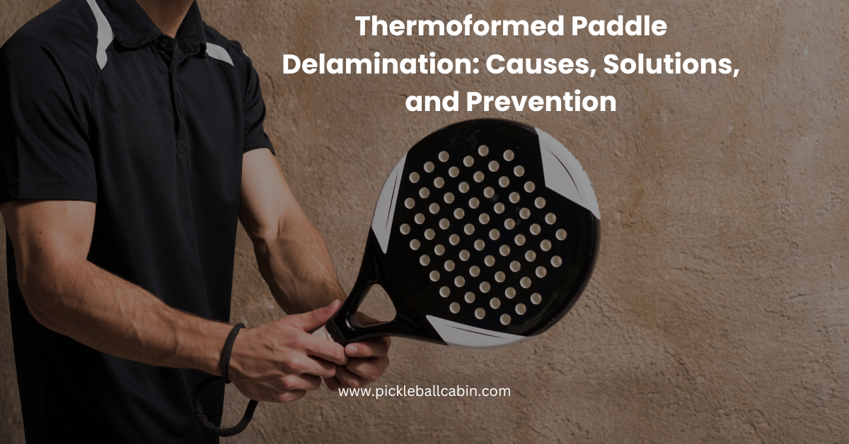 Thermoformed Paddle Delamination