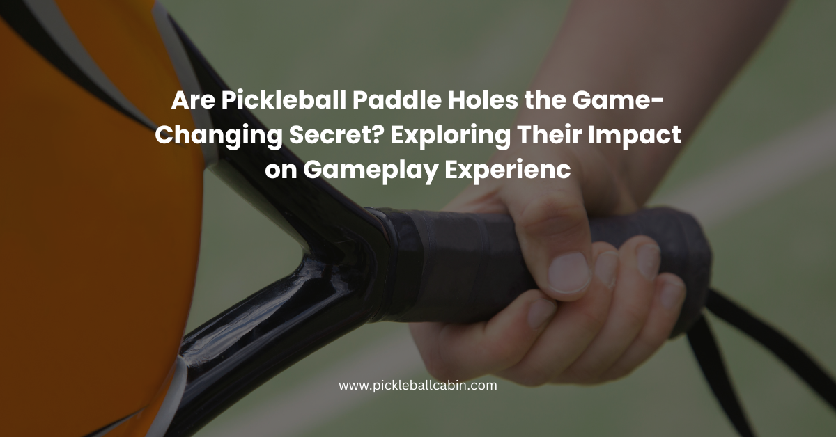 pickleball paddle grip