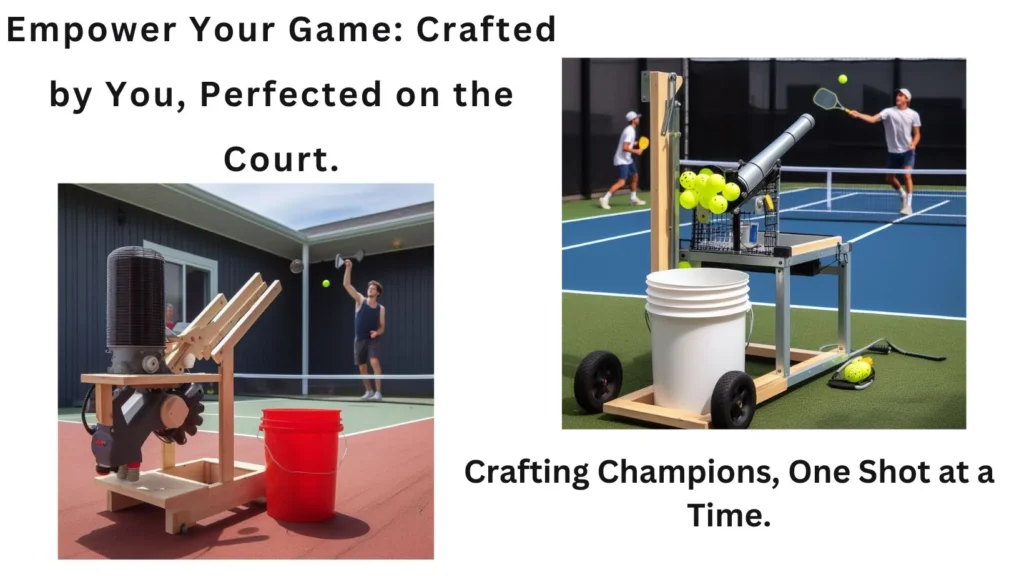 make your own DIY Pickleball machines