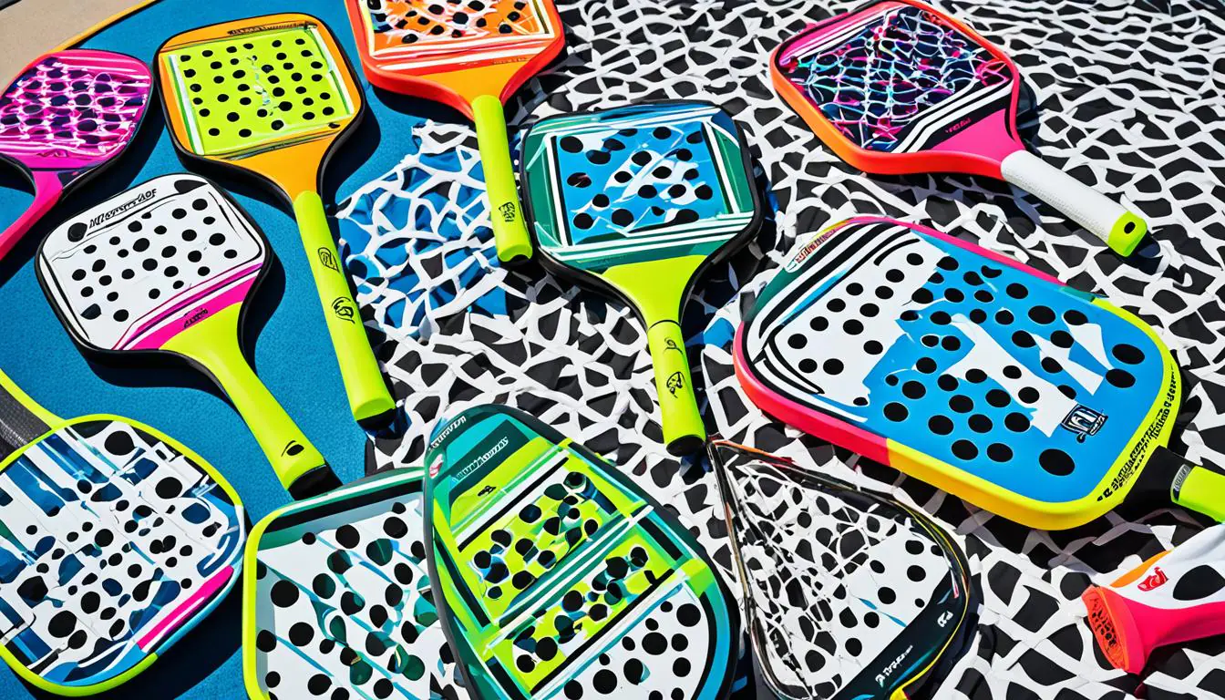 Colorful Pickleball Paddle