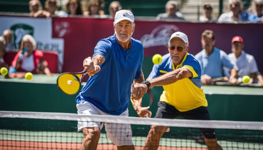 Jimmy Moore athlete engaging in pickleball