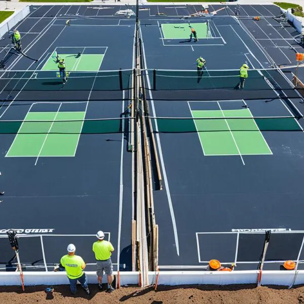 Pickleball Court Construction