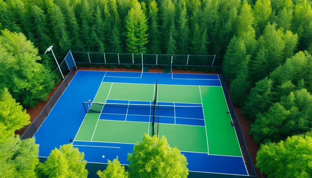 Pickleball net height specifications