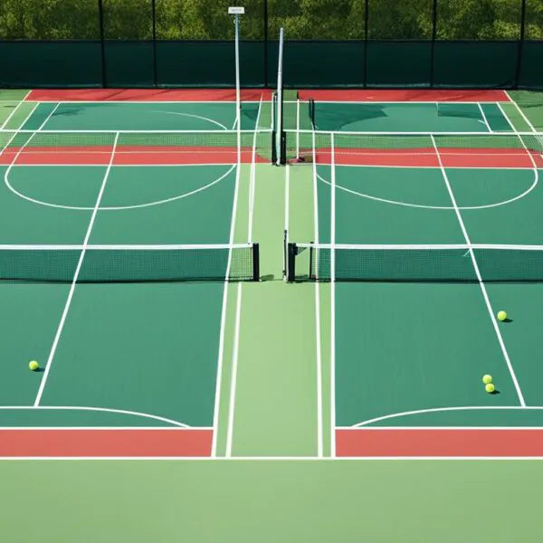 Pickleball vs Tennis Court