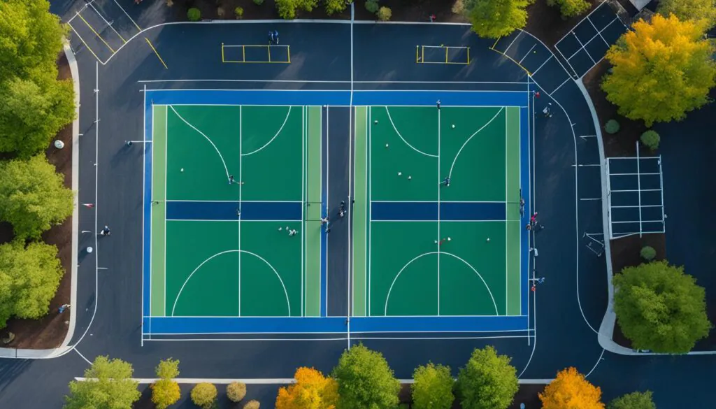 Site selection and ground conditions for pickleball court construction