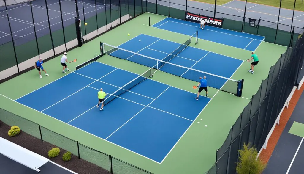 Understanding pickleball court