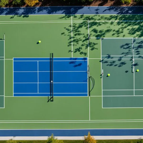 is pickleball court same size as tennis court