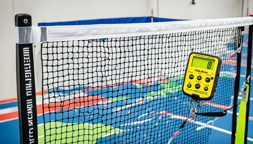 pickleball net height measurement methods