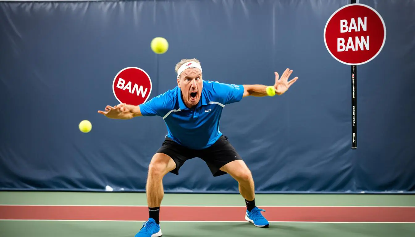 pickleball spin serve ban