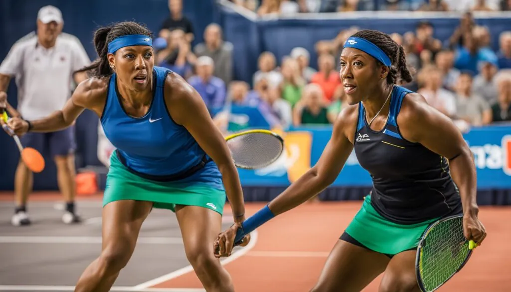 professional pickleball players at the national championships