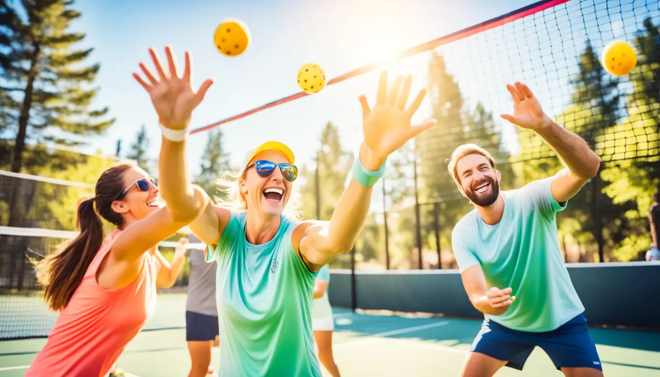 social pickleball fun