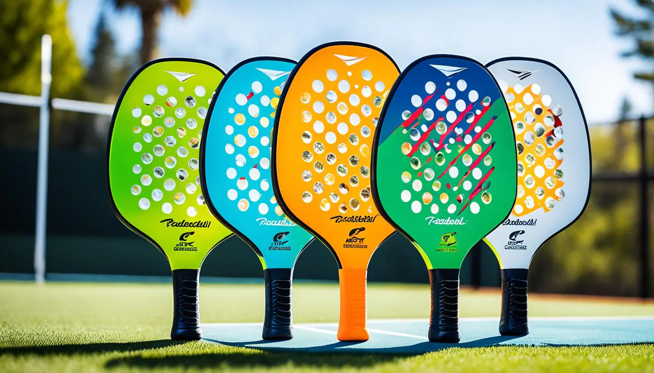 trend vision pickleball paddle set